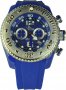 Vip Time Blue Rubber Strap VP5051BL