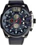 Ferro Black Leather Strap F14016WT-0191E