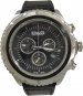 D&G Rhythm Chronograph Black Croco Leather Strap DW0367