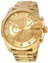 DIESEL Mega Chief Gold Stainless Steel Chronograph DZ4360