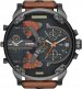 Diesel Men's Chrono Brown Leather Strap DZ7332