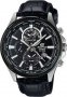 Edifice Casio Black Leather Strap EFR-304BL-1AVUEF