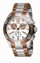 ESPRIT Full Activity Silver-Bronze Steel Bracelet Chronograph  ES100461002