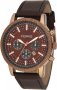 Ferro Brown Leather Strap F13041WT-0113
