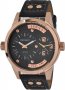 Ferrucci Dual Time Leather Band FC6185K.01
