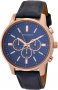 Ferrucci Leather Band Watch With Date FC6647K.04