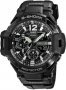 CASIO G-SHOCK Twin Sensor Wold Time Black Rubber Strap GA-1100-1AER