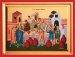 Ο ΓΑΜΟΣ ΕΝ ΚΑΝΑ Μεταξοτυπία σε ξύλο 24x30cm