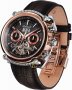 Ingersoll Las Vegas Automatic Rose Gold Black Leather Strap IN6909RBK