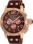 Jet Set San Remo Chronograph Rose Gold Brown Leather Strap J8358R-736