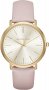 MICHAEL KORS Jaryn Gold Pink Leather Strap MK2471