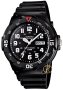 CASIO Collection Black Rubber MRW-200H-1BV