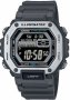 CASIO Collection Grey Rubber Strap MWD-110H-8BVEF