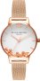 Olivia Burton Busy Bees Rose Gold Stainless Steel Bracelet OB16CH01