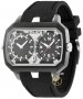 POLICE Hydra Dual Time Black Rubber Strap 13076JPB-02A