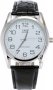 Q&Q Black Leather Strap Q638J304Y