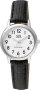 Q&Q Black Leather Strap Q925-304
