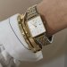 Rosefield The Boxy Ladies QVSGD-Q013 Two-Tone Stainless Steel Bracelet