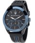 Maserati Traguardo Chrono Black Rubber Strap R8871612006