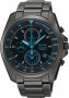 Seiko Chronograph Black Dial Black PVD Stainless Steel Mens Watch SNDD67P1