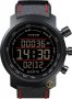 SUUNTO ELEMENTUM TERRA Black and Red Leather Strap SS019171000