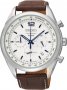 Seiko Quartz Brown Leather Strap SSB095P1