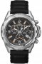 Timex Expedition Rugged Black Leather Chronograph T49985