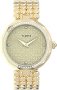 Timex Yellow Gold Metal Adult Female TW2V02500