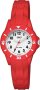 Q&Q V26A001VY Kids Red Rubber Strap