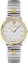 Versace V-Circle Silver Stainless Steel Bracelet VE8104922