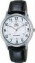Q&Q Classic Black Leather Strap VG68-304