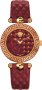 Versace Women's  Vanitas Micro Analog Display Swiss Quartz Red Watch VQM030015