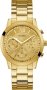 GUESS Crystals Multifunction Gold Stainless Steel Bracelet W1070L2