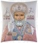 Άγιος Νικόλαος 00113-0908 ασημένια 4,5cm x 5,5cm