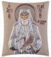 Άγιος Παίσιος 00137-0908 ασημένια 4,5cm x 5,5cm