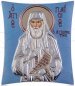 Άγιος Παίσιος 00137-0908 ασημένια 4,5cm x 5,5cm