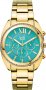 VISETTI Finesse Calendar Crystals Gold Stainless Steel Bracelet AM975-GV