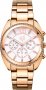 VISETTI Finesse Calendar Crystals Rose Gold Stainless Steel Bracelet AM975-RW