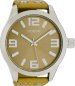 OOZOO Large Τimepieces Brown Leather Strap - C1005
