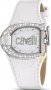Just CAVALLI Logo White Leather Strap R7251160545