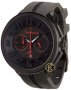 TENDENCE Round Gulliver Chronograph Black Rubber Strap  02046018