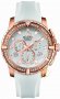 BULER Twinkle Chronograph Crystal White Rubber Strap 043251