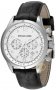 MICHAEL KORS Chronograph Black Leather Strap  MK8114