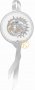 Silver birth frame P1528 / B
