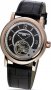 Frederique Constant Heart Beat Manufacture Automatic 18K Rose Gold Black Leather Strap FC-930ABS4H9