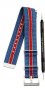 Hamilton H35405741 Pan Europ Auto Blue Fabric Strap
