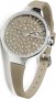 Hoops Cherie Diamond Brown Rubber Strap 2483LD-08