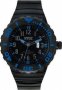 KA:OZ Black Rubber Strap KA-OZ-A87101-3SS5A