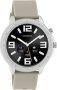 Oozoo Smartwatch Taupe Rubebr Strap Q00313