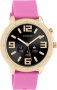 Oozoo Smartwatch Pink Rubber Strap Rose Gold Q00325